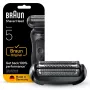 Leikkuupää BRAUN Series 5 54 B — 1 varapää, musta ruostumaton teräs