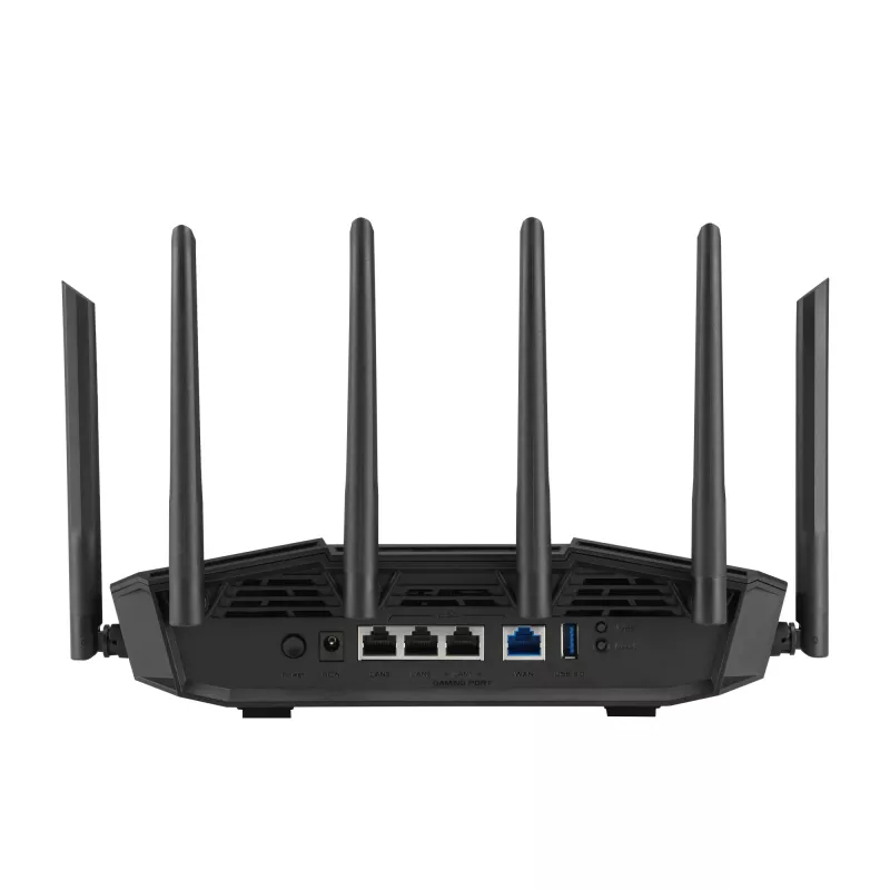 ASUS 90IG0A30-MO9C00 langaton reititin 2,5 Gigabit Ethernet tri-band (2,4 GHz / 5 GHz / 6 GHz) musta