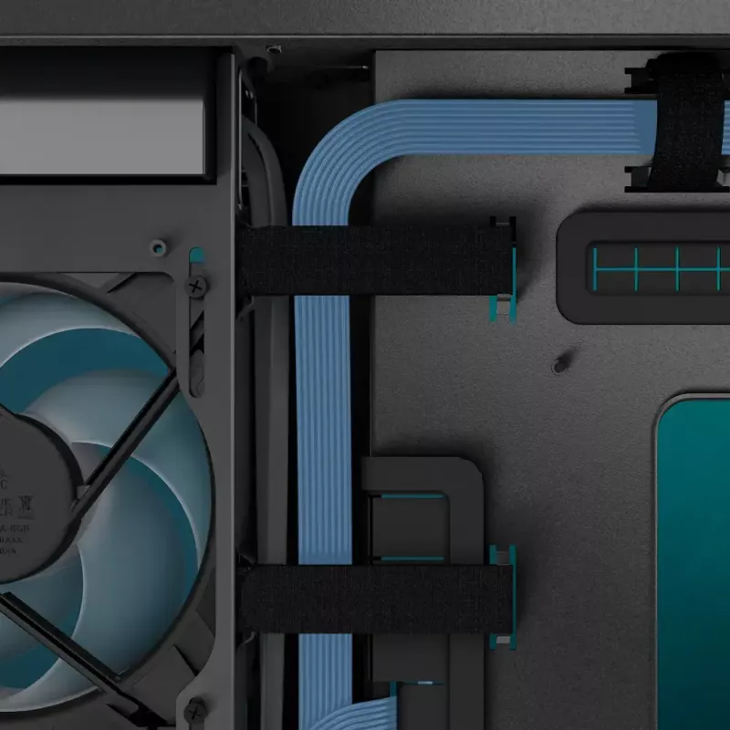 PC-kotelo ARCTIC Xtender (Mirror Black) Midi-Tower musta