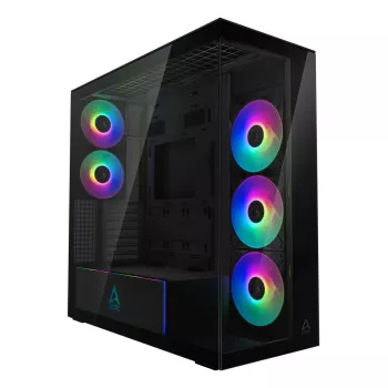 PC-kotelo ARCTIC Xtender (Mirror Black) Midi-Tower musta