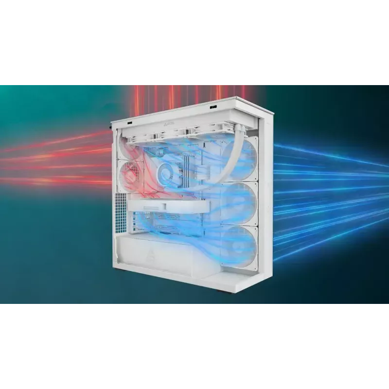 ARCTIC Xtender (valkoinen) Premium E-ATX -tietokonekotelo