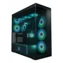 ARCTIC Xtender (musta) Premium E-ATX -tietokonekotelo, Midi Tower, PC, musta, EATX, metalli, karkaistu lasi, pelaaminen