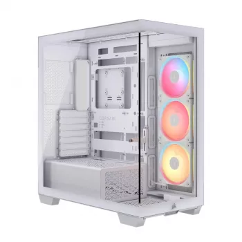 CORSAIR Midi Tower 3500X LX-R Link TG valkoinen