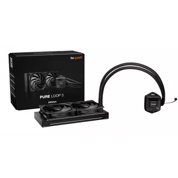 be quiet PURE LOOP 3 prosessorin All-in-One-nestejäähdytin 12 cm musta 1 kpl