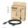 CLUB3D CAC-1563 videokaapeli-adapteri 2 m USB Type-C DisplayPort musta