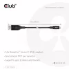 CLUB3D CAC-1563 videokaapeli-adapteri 2 m USB Type-C DisplayPort musta