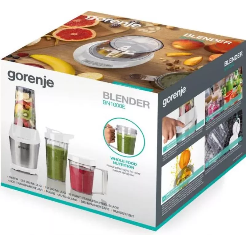 Gorenje BN1000E 0.75 L tehosekoitin 1000 W valkoinen