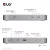 CLUB3D CSV-2563 5-1 Thunderbolt™ 5 -keskitin Triple video 5K60Hz Thunderbolt™ Share -sertifioitu 180 W