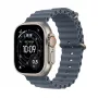 APPLE Watch Ultra 3 (2025) LTE 49mm titaanikotelo Ocean Band -rannekkeella - sininen