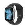 APPLE Watch Series 11 (2025) GPS 46mm Space Grey -alumiinikotelo urheilurannekkeella M/L - musta