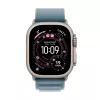APPLE Watch Ultra 3 (2025) LTE 49mm titaanikotelo Alpine Loop Medium -rannekkeella - sininen