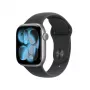 Apple Watch Series 11 GPS 42 mm, Space Grey -alumiinikotelo ja musta urheiluranneke – S/M