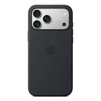 Apple Silicone Case MagSafe-yhteensopiva iPhone 17 Pro Max musta