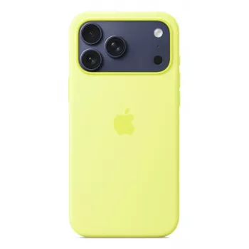 APPLE iPhone 17 Pro Max – silikonikuori MagSafe-yhteensopiva – neonskeltainen