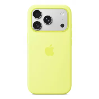 APPLE iPhone 17 Pro – silikonikuori MagSafe-yhteensopiva – neonskeltainen