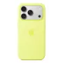 APPLE iPhone 17 Pro – silikonikuori MagSafe-yhteensopiva – neonskeltainen