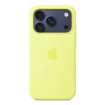 APPLE iPhone 17 Pro – silikonikuori MagSafe-yhteensopiva – neonskeltainen
