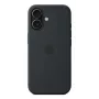 Apple Silicone Case MagSafe-yhteensopiva iPhone 17 musta