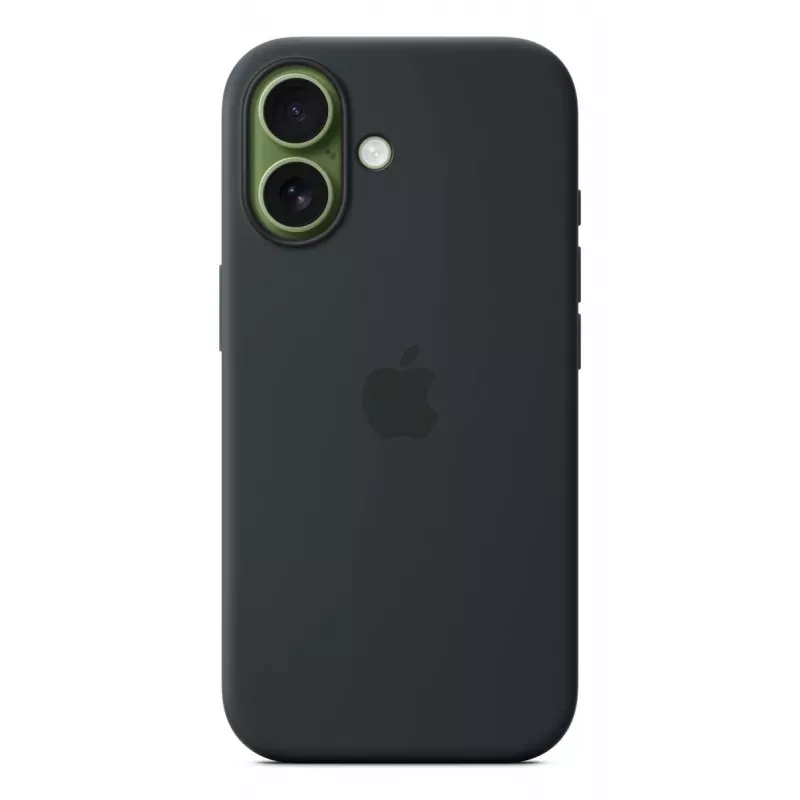 Apple Silicone Case MagSafe-yhteensopiva iPhone 17 musta
