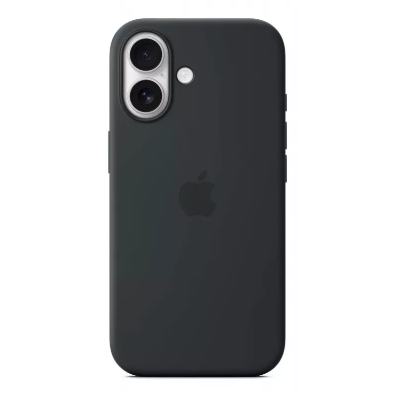 Apple Silicone Case MagSafe-yhteensopiva iPhone 17 musta
