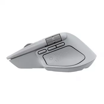 Logitech hiiri MX Master 4 — oikeakätinen, laser 8000 DPI, RF langaton + Bluetooth, 8 painiketta, harmaa
