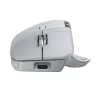 Logitech hiiri MX Master 4 — oikeakätinen, laser 8000 DPI, RF langaton + Bluetooth, 8 painiketta, harmaa