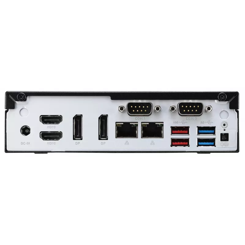 Shuttle Slim PC DH770, S1700, 2x HDMI, 2x DP, 2x 2.5G LAN, 2x COM, 8x USB, 1x 2,5