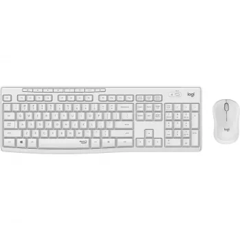 LOGITECH Mk295 Silent langaton yhdistelmä, cremevalkoinen, QWERTY, tanska/norja/ruotsi/suomi