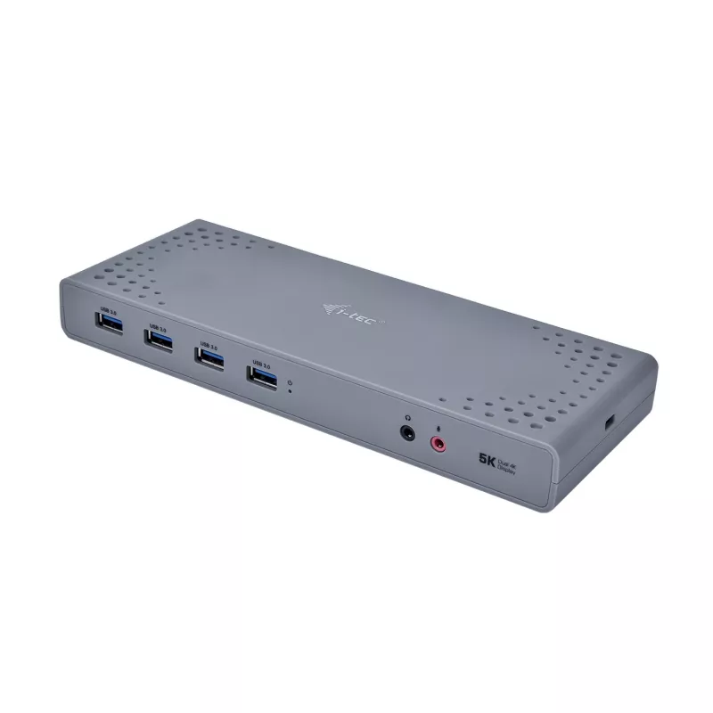 i-tec USB 3.0 / USB-C / Thunderbolt 3 Dual Display -telakointiasema