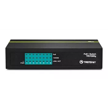TRENDNET PoE+ kytkin 8-porttinen Gigabit Greennet 8x GbE PoE+
