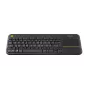LOGITECH langaton kosketusnäppäimistö K400 Plus - musta - Qwerty UK