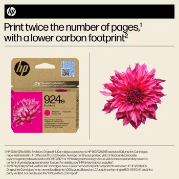 HP 924e EvoMore magenta alkuperäinen mustekasetti