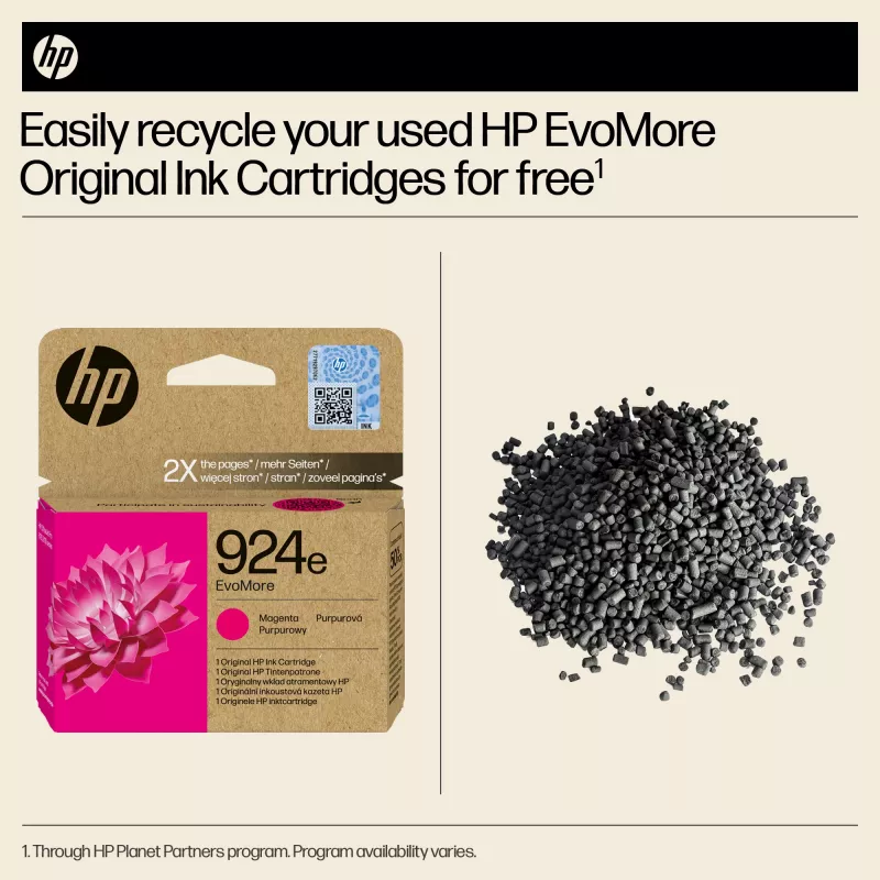 HP 924e EvoMore magenta alkuperäinen mustekasetti