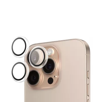 PanzerGlass ® Hoops® kameran linssinsuoja läpinäkyvä iPhone 16 Pro | 16 Pro Max