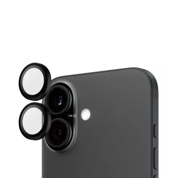 PanzerGlass ® Hoops® kameran linssinsuoja musta iPhone 16 | 16 Plus