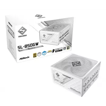 ASROCK Steel Legend SL-850G 850 W 80+ Gold valkoinen ATX-virtalähde