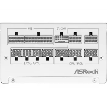 ASROCK Steel Legend SL-850G 850 W 80+ Gold valkoinen ATX-virtalähde