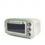 Ariete 979 Design sähköuuni 18 litraa, sopii 30 cm pizzalle, 1380 W, 3 tasoa, 60 minuutin ajastin, ruostumaton teräs, pastellivihreä