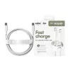 PanzerGlass empower™ by ® Racing 240W USB-C-USB-C-kaapeli | USB 2.0 | 2 m | hopeanvalkoinen