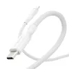 PanzerGlass empower™ by ® Racing 240W USB-C-USB-C-kaapeli | USB 2.0 | 2 m | hopeanvalkoinen