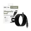 PanzerGlass empower™ by ® Magnetic 240W USB-C - USB-C -kaapeli | USB 2.0 | 1,5 m | Space Black