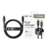 PanzerGlass empower™ by ® Racing 240W USB-C-USB-C-kaapeli | USB 2.0 | 1,2 m | Space Black