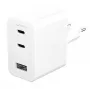 PanzerGlass empower™ by ® Turbo 70W monilaturi sis. 2 x USB-C + USB-A | EU-pistoke | Silver White