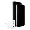PanzerGlass empower™ by ® Turbo 70W monilaturi sis. 2 x USB-C + USB-A | EU-pistoke | Silver White