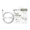 PanzerGlass empower™ by ® Racing 240W USB-C-USB-C-kaapeli | USB 2.0 | 1,2 m | hopeanvalkoinen