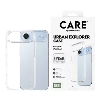 PanzerGlass CARE™ by ® Urban Explorer kotelo läpinäkyvä iPhone Air