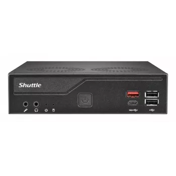 Tietokone Shuttle Barebone ohut DH810 Intel SO-DDR5 musta DH810 SHUTTLE