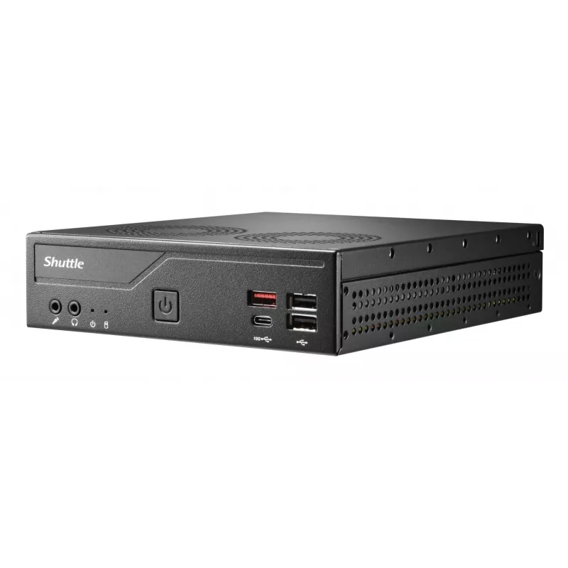 Tietokone Shuttle Barebone ohut DH810 Intel SO-DDR5 musta DH810 SHUTTLE