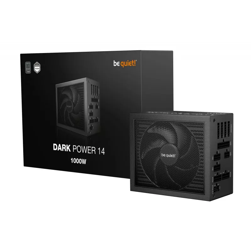 be quiet! Dark Power 14 1000 W - 80 Plus Titanium virtalähde 20+4 pin ATX ATX musta