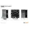 be quiet Pure Rock ohut 3 prosessorin ilmajäähdytin 10 cm hopea 1 kpl